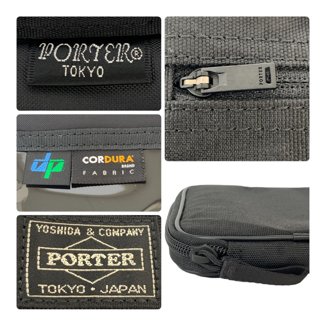 【中古】［PORTER]［ポーター] パスポートホルダー PORTER ポーター 吉田カバン パスポートケース 黒 USED 中古 店舗併売