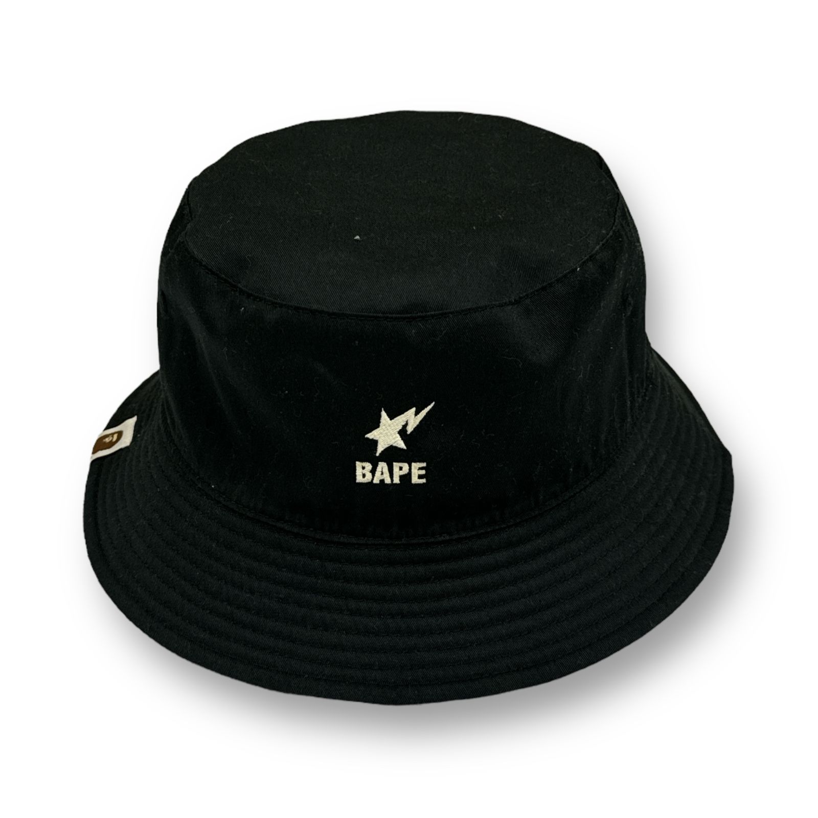 A BATHING APE SNAKE REVERSIBLE BUCKET HAT リバーシブル スネーク 蛇柄 バケットハット キャップ ハット 帽子 アベイシングエイプ  ブラック系  F  62619A7