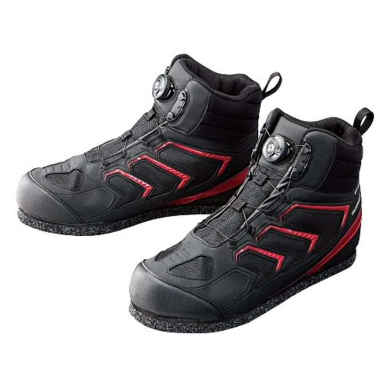 シマノ SHIMANO ドライシールド 3Dカットピンフェルトシューズ ハイカットタイプ FS-085P ブラック 26.5