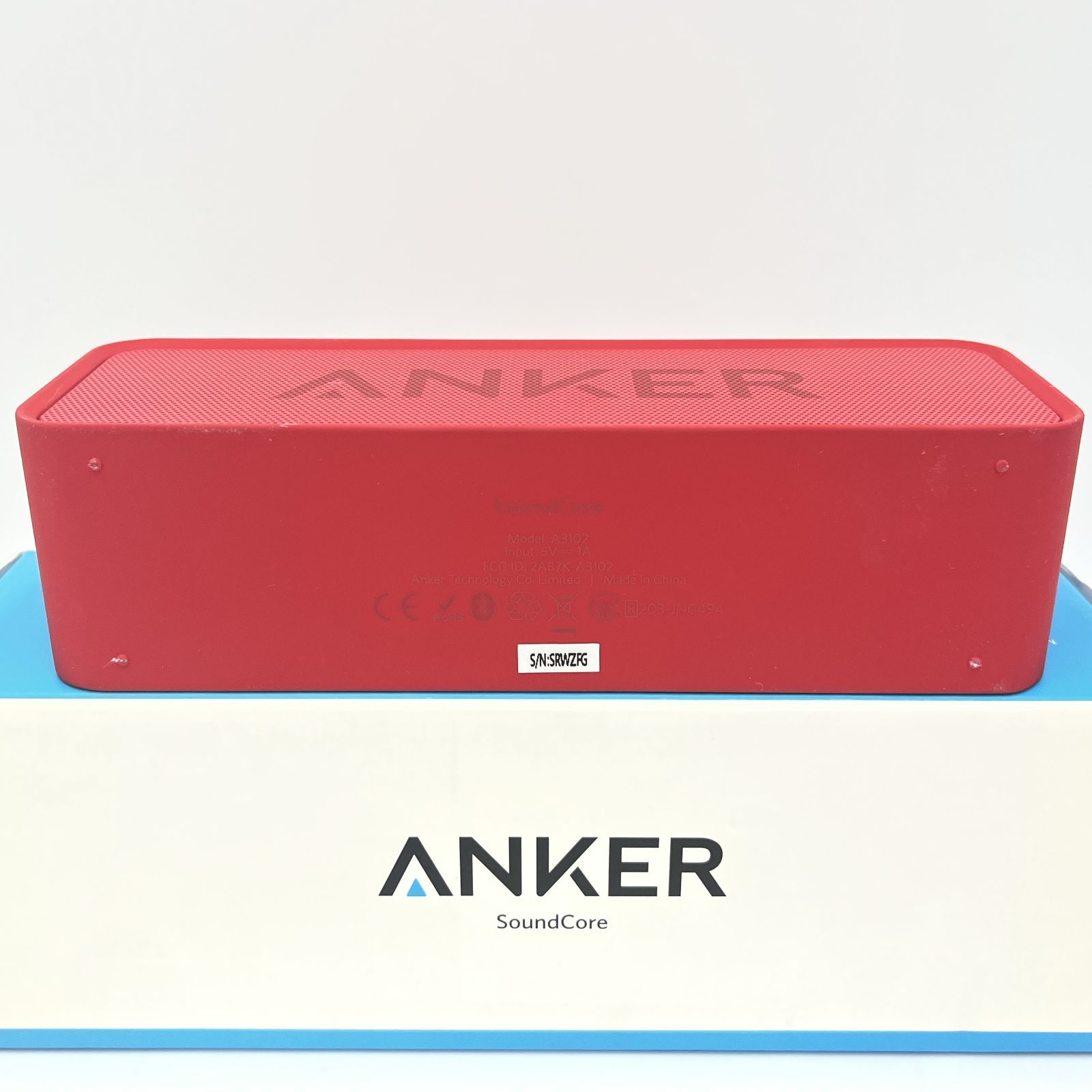 ANKER アンカー SoundCore Bluetooth スピーカー 赤 RED - メルカリ