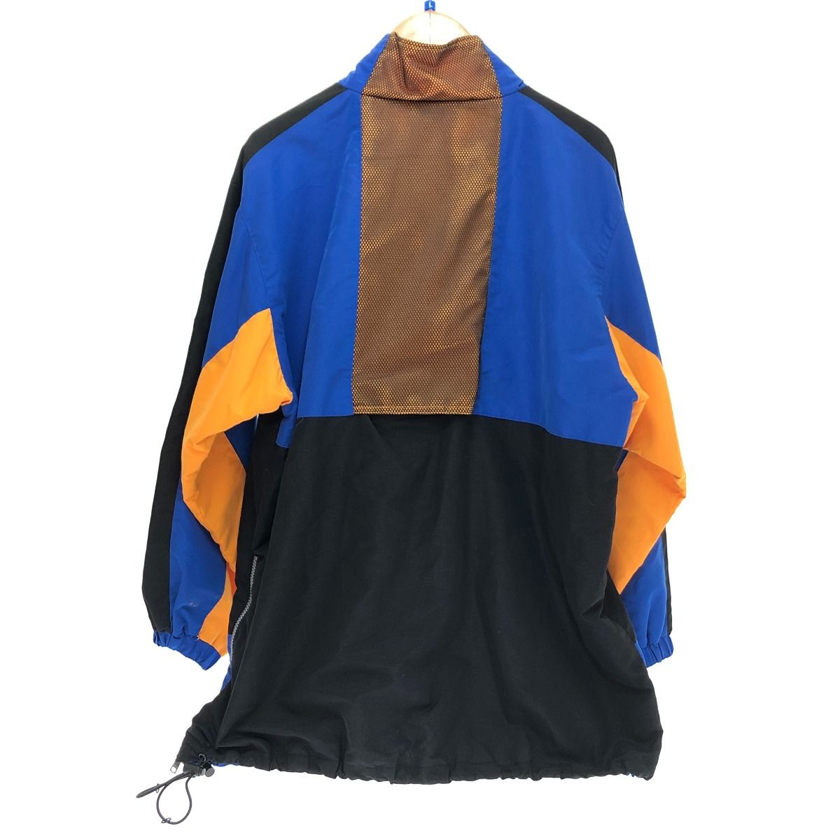 □□NBA ナイロンアノラックジャケット MAサイズ ブルー