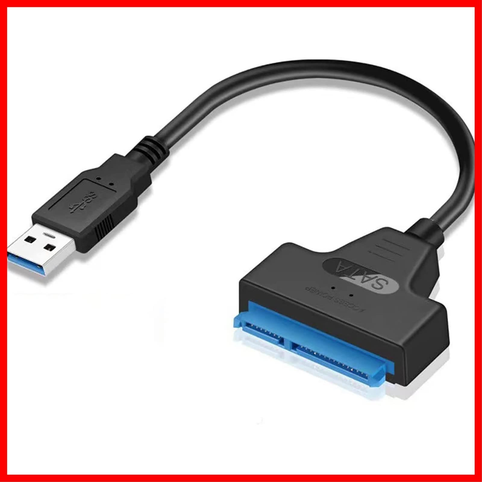 SATA3 |HDD用 ケーブル 2.5インチSSD コンバーター 変換アダプター SATA3 高速転送 USB3.0変換ケーブル 5Gbps Windows|Mac 3.0 OS USB 両対応 SATA コネクタ For ハードディスク AL