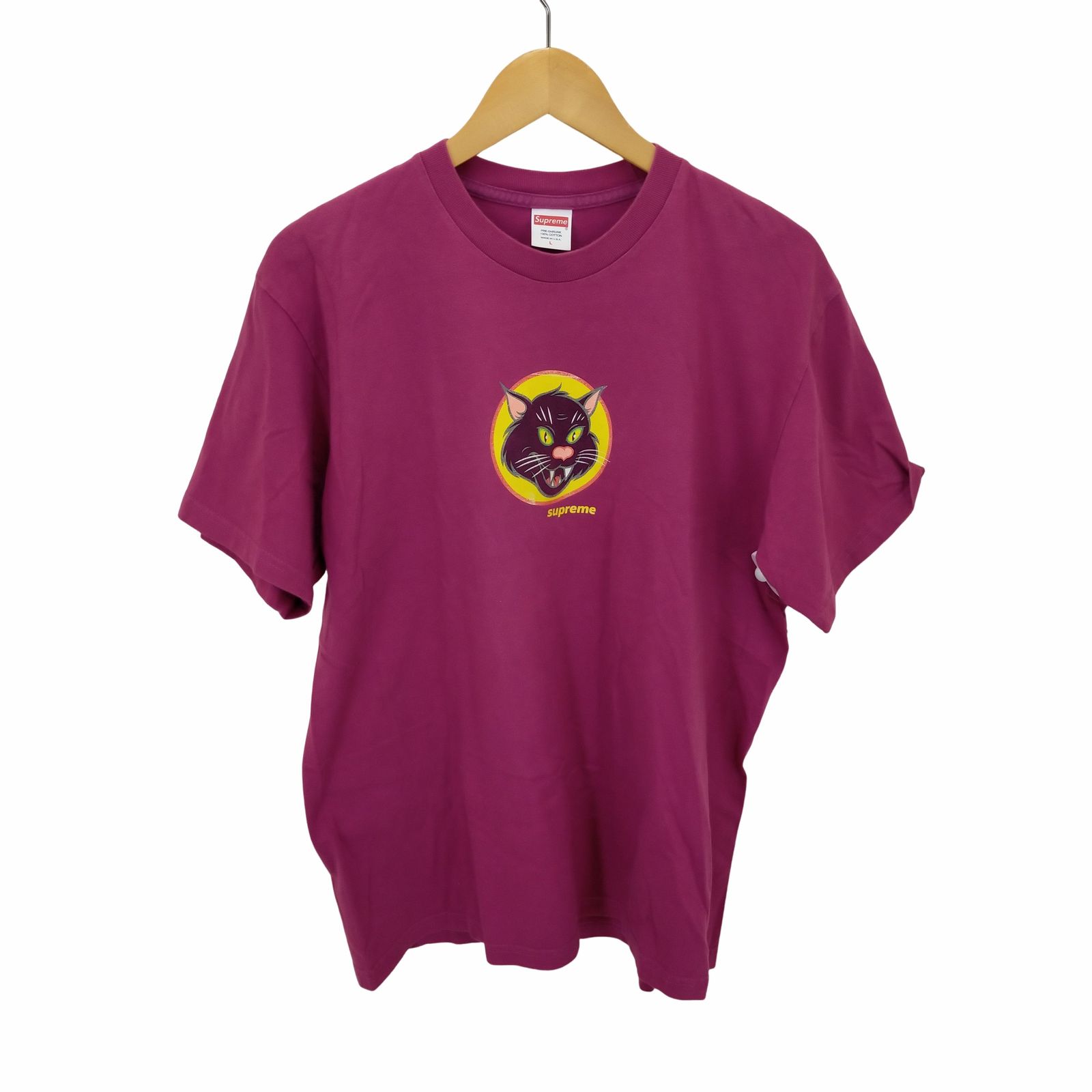 得価国産supreme BlackCat Tee シュプリーム シャツブラックキャット Tシャツ/カットソー(半袖/袖なし)