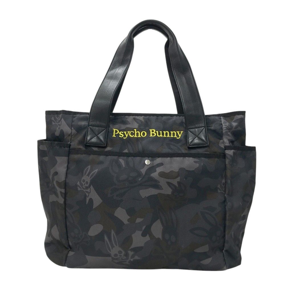 激レア Psycho Bunny サイコバニー トートバッグ 迷彩柄 大容量 激レア Psycho Bunny サイコバニー トートバッグ 迷彩柄 大容量