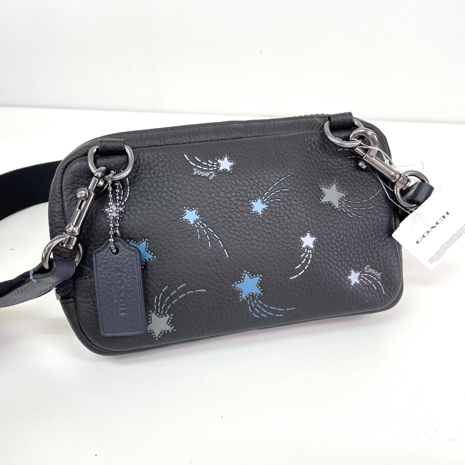 ほぼ未使用 極美品 COACH コーチ レザー ショルダーバッグ