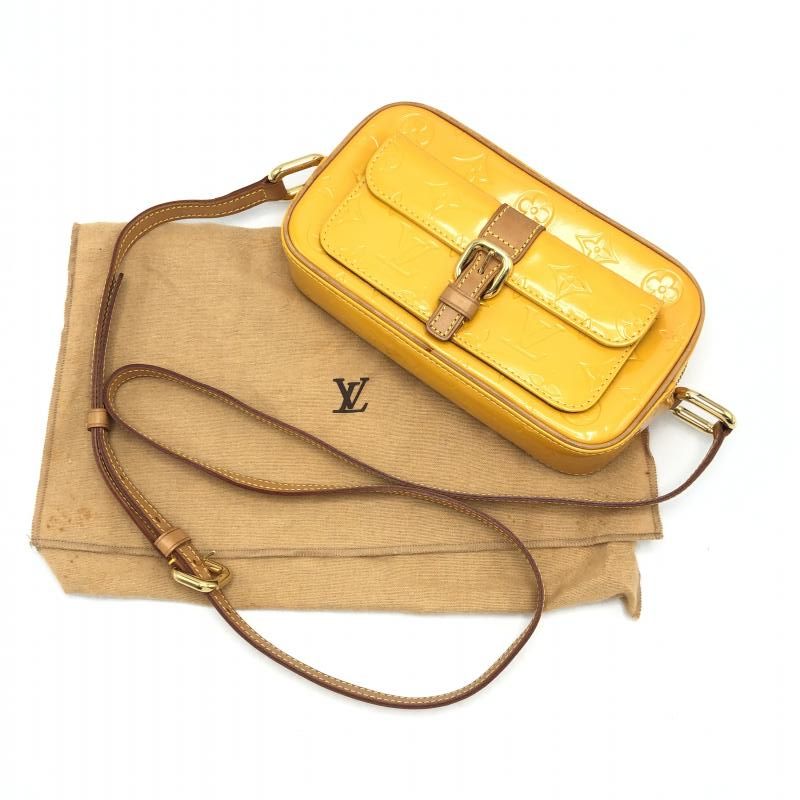 中古】LOUIS VUITTON クリスティMM M91108 イエロー モノグラム 