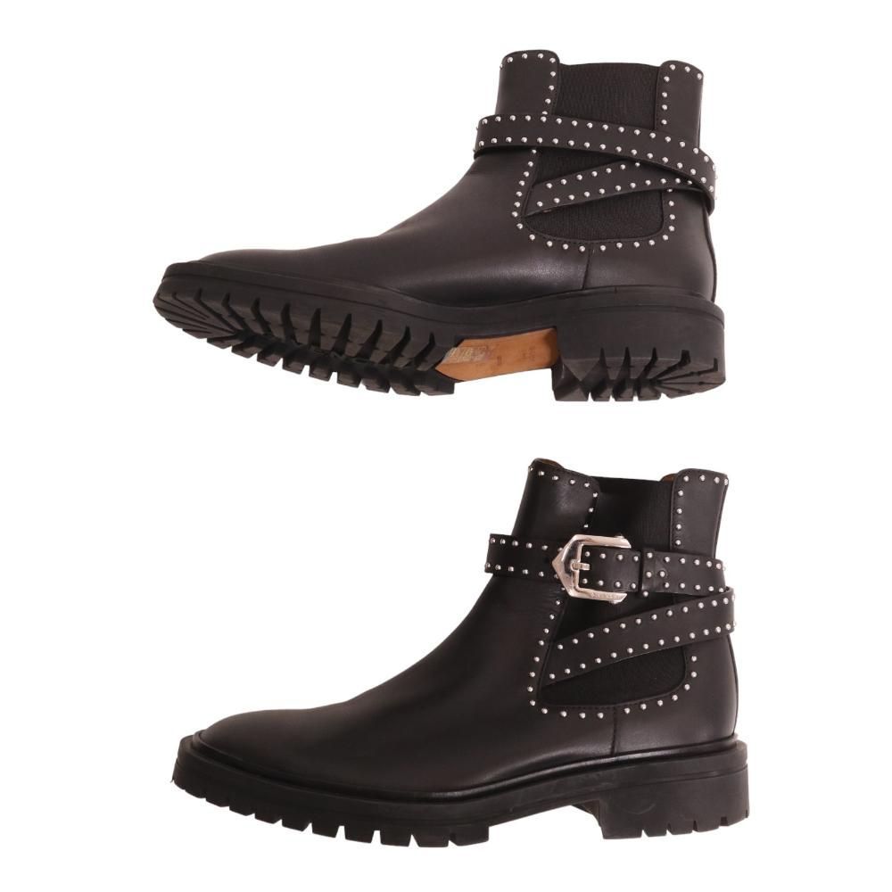 ジバンシィ GIVENCHY スタッズ ベルト サイドゴア ブーツ シューズ 