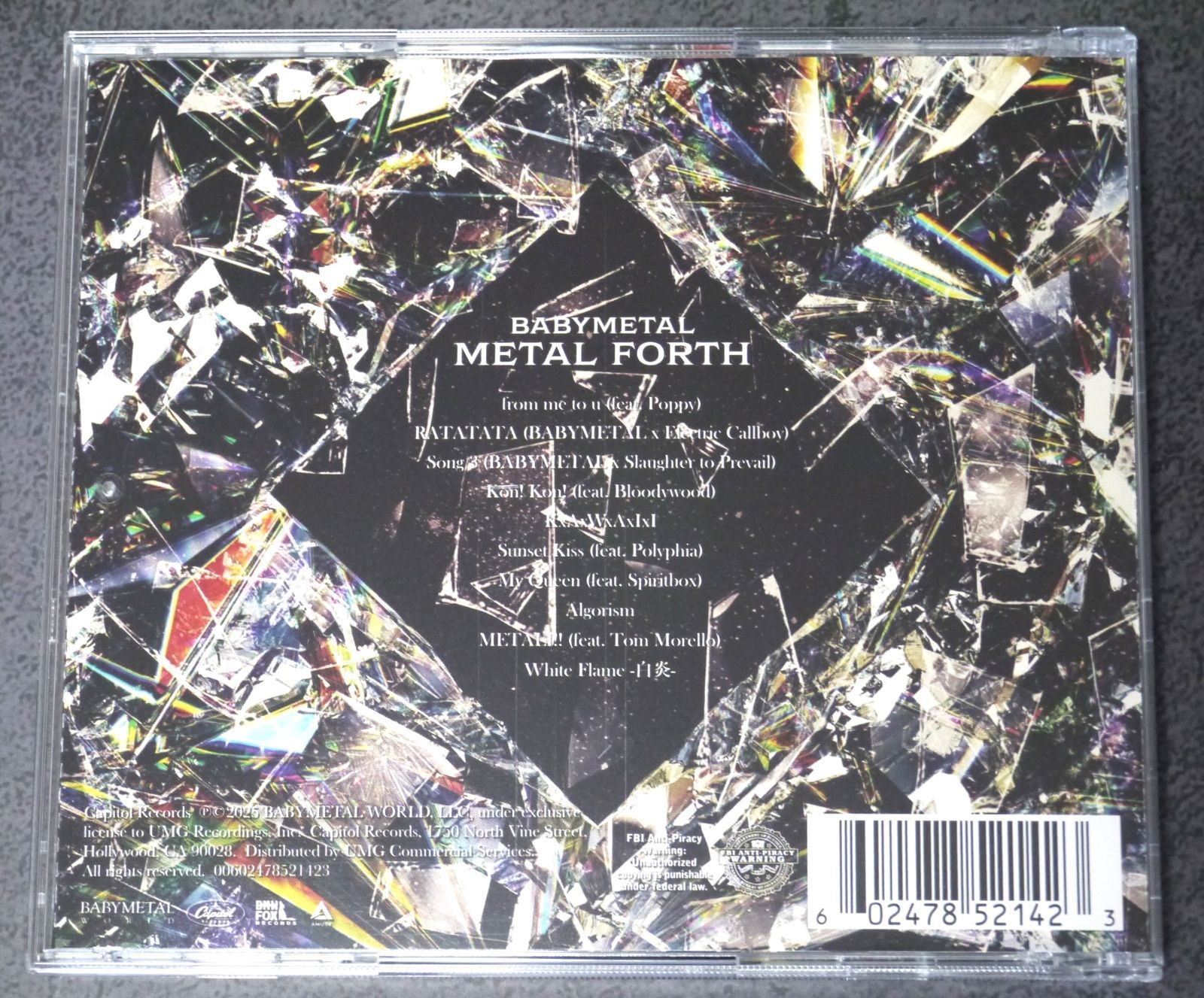 BABYMETAL METAL FORTH US盤 CD + サイン入りカード - メルカリ