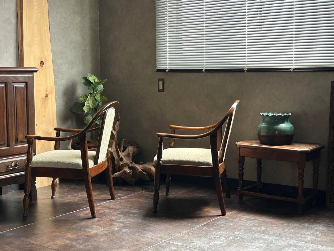 リメイク品 尾州生地 ホワイト座面 カリモク コロニアル アームソファ Yn リメイク品 尾州生地 ホワイト座面 カリモク コロニアル アーム