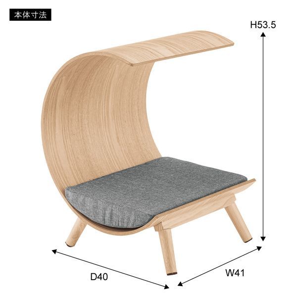 リラックッションS ブラウン＆カバーブラウンセット OneAid リラ