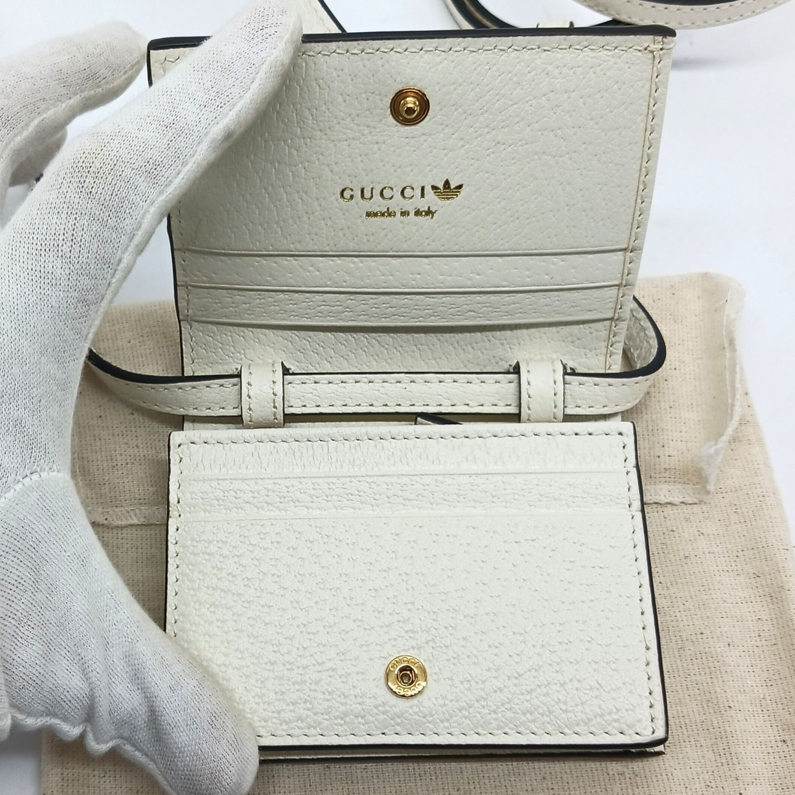 GUCCI グッチ adidas アディダス コラボ ショルダーウォレット ホース 