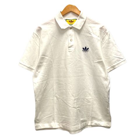 グッチ GUCCI ×adidas コラボ 700497 ポロシャツ コットン ワン  