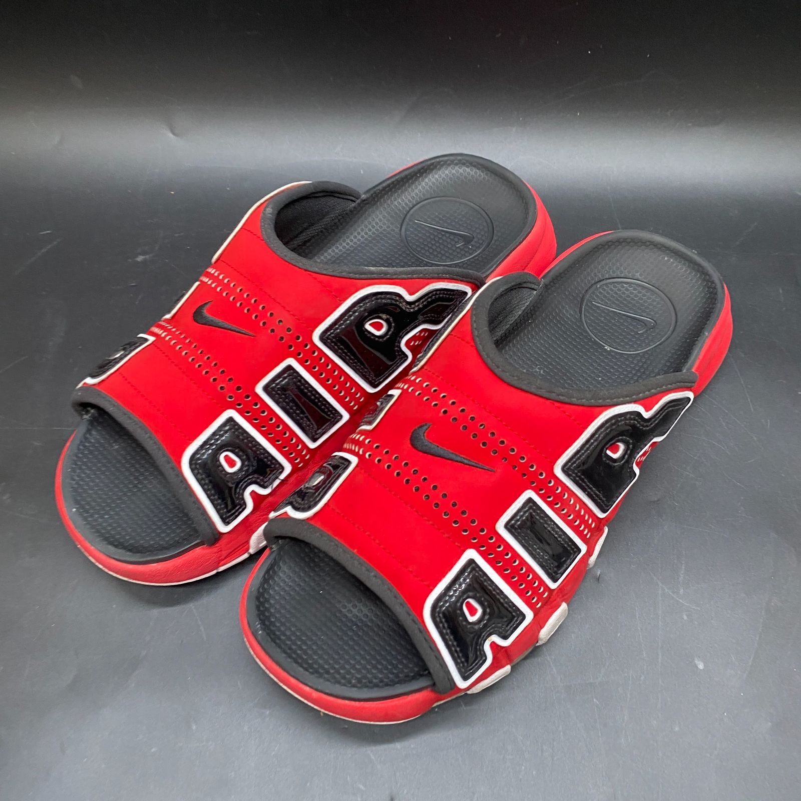 ナイキ　モアアップテンポ　スライド　サンダル FJ6036 レッド　新品24.0 9/27発売｜Nike Air More Uptempo Slide 