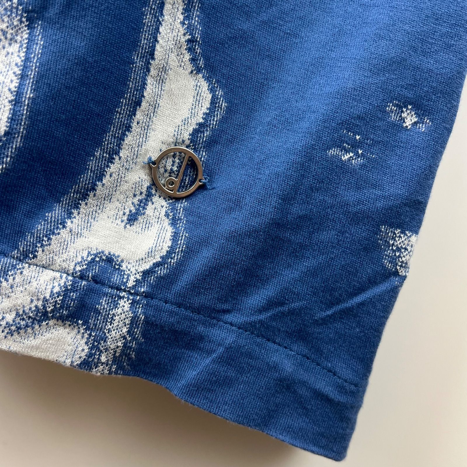 dunhill ALL pattern S/S Tee L italy ダンヒル 総柄 プレート