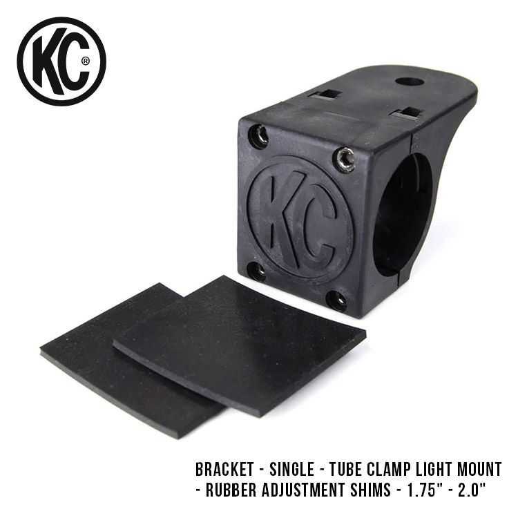 KC HiLiTES Tube Clamp Light Mount - Rubber Adjustment Shims - 1.75 - 2.0 調整シム付き クランプ マウント ブラケット 1個 7307