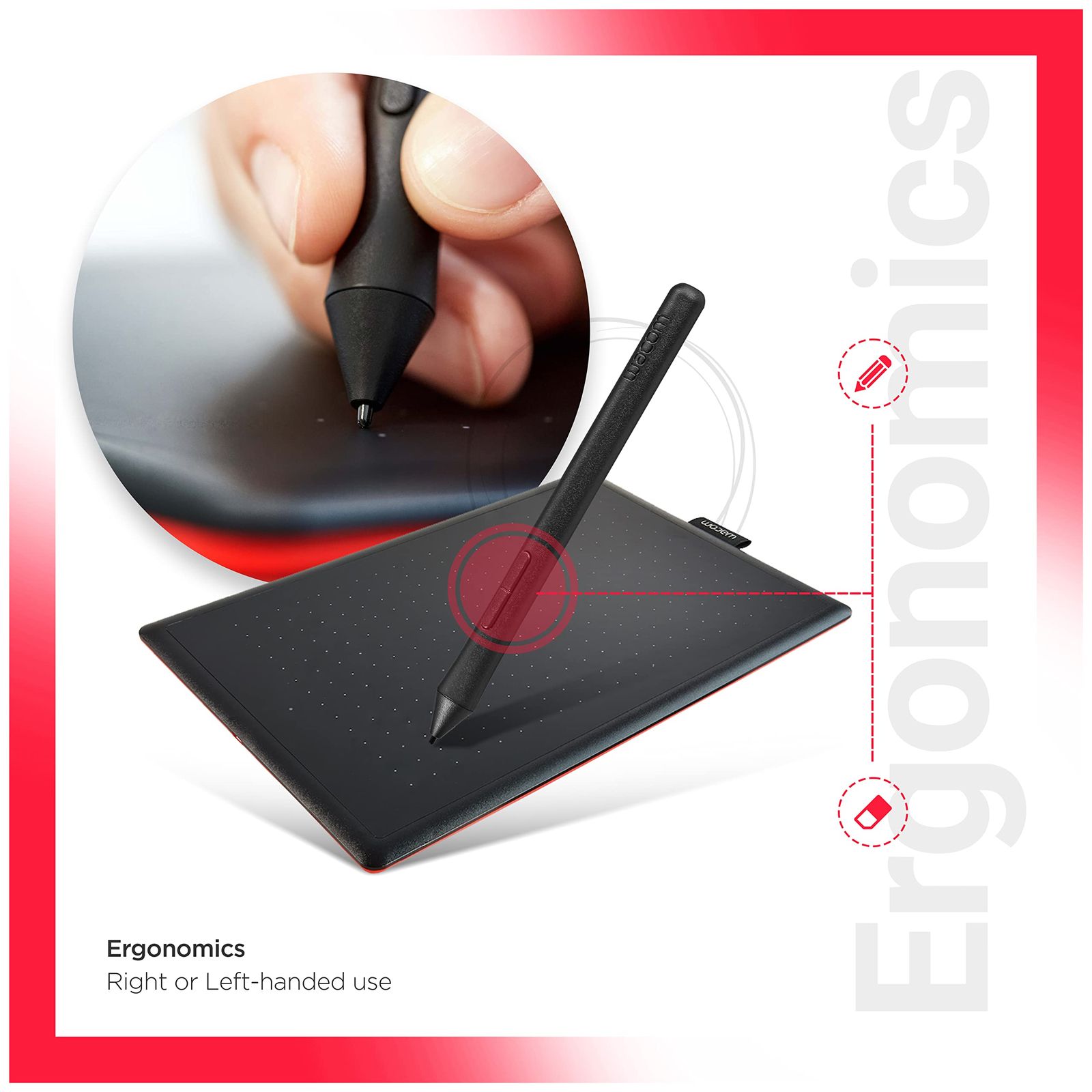 ワコム ペンタブ One by Wacom Medium Chromebook 対応 ペン入力 モデル Mサイズ 板タブ CTL-672|K0-C ワコム直営店 モデル