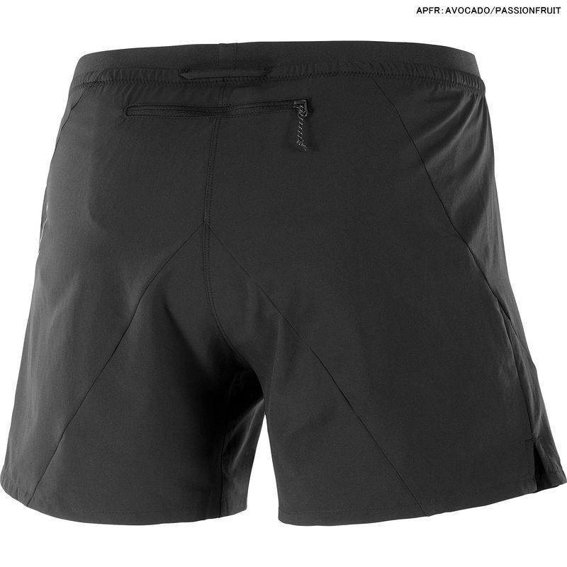 【新品】SALOMON サロモン トレイルランニング ショーツ CROSS 5'' SHORTS M DEEP BLACK LC1871400 トレイルランニング トレラン ランニングショーツ メンズ ランパン 短パン ハーフパンツ ショートパンツ マラソン