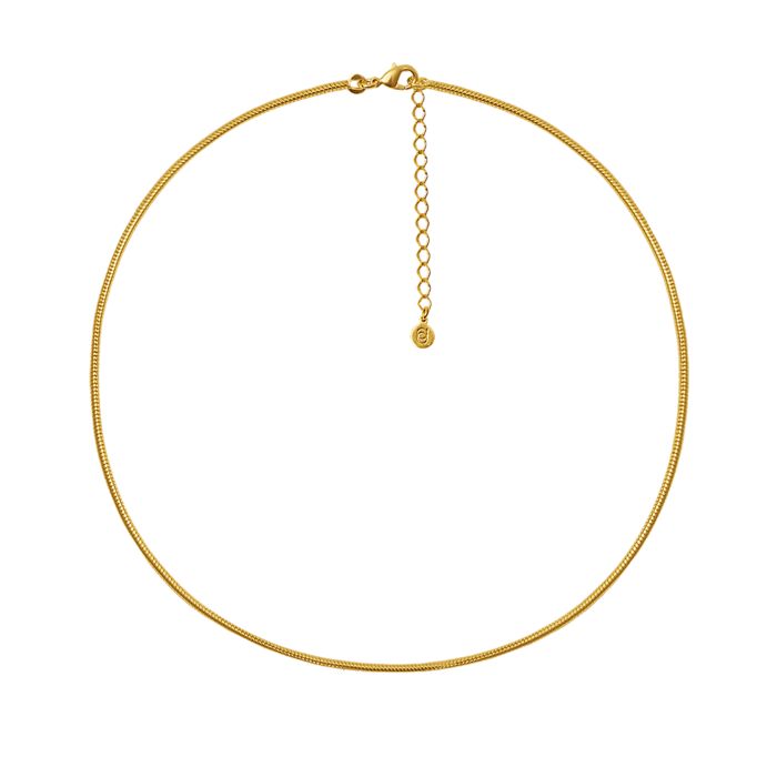 ALEYOLE ROUND SNAKE CHAIN GOLD - ネックレス