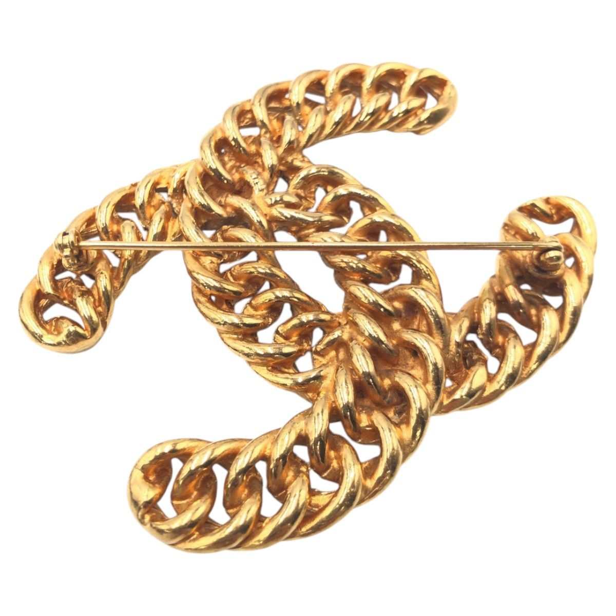 CHANEL希少！ビッグココマークゴールドブローチヴィンテージ CHANEL希少！ビッグココマークゴールドブローチヴィンテージ 楽天市場