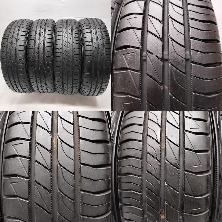 ◆配送先指定あり◆ ＜訳アリ特価！ ノーマル x ホイール 4本＞ 165/55R15 ダンロップ LEMANS V　 15X4.5J ダイハツ 純正 4H -100 ダイハツの軽に！    中古  ～本州・四国は送料無料～