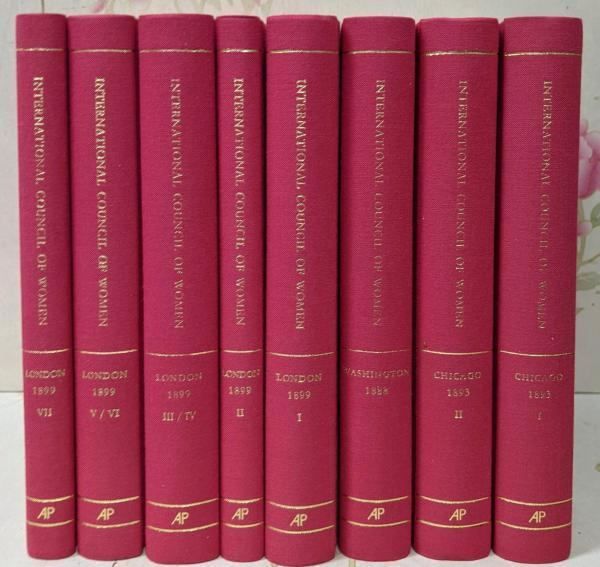 HOT，爆買い 【中古】国際女性評議会(ICW)会議報告書 PART I・IIセット/Washington 1888、Chicago 1893、London, 1899/初期フェミニズム、女性運動史、歴史資料／アティーナ・プレス その他