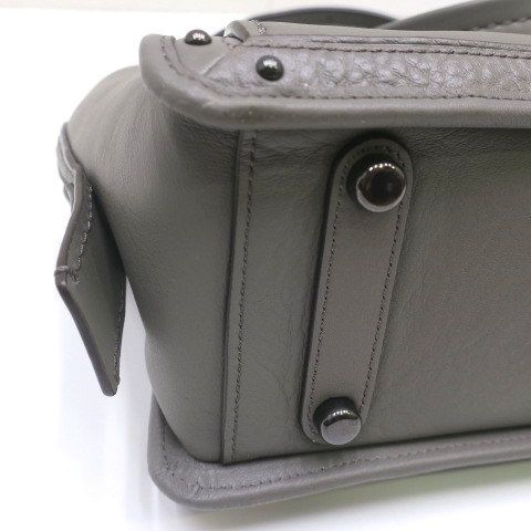 【美品】 COACH コーチ ドリーマー ハンドバッグ レザー グレー スエード 美品 COACH コーチ ショルダーバッグ ハンドバッグ レザー