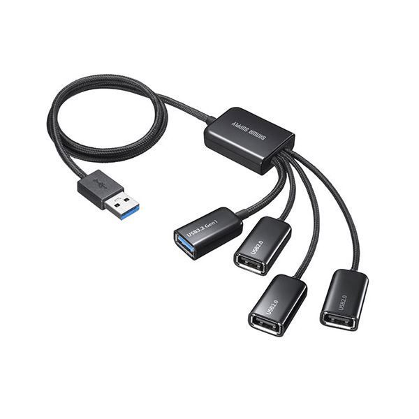 サンワサプライ USB3.2 USB Gen1+USB2.0 4ポート Gen1 USB3.2Gen1+USB2.0コンボハブ コンボハブ Gen1＋USB2.0 &frasl;USB3.2 コンボハブ(4ポート) USB-3H436BK USB-A USB-3H413BKNが1,910円 Gen1+USB2.0コンボハブ 入数