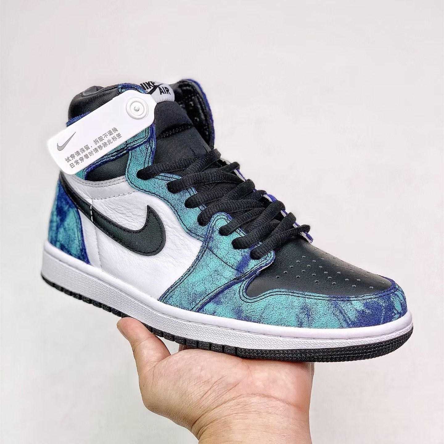 塩水水槽】 WMNS AIR JORDAN 1 HIGH OG ? タイダイ 23.5
