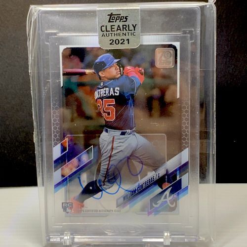 2021 Topps Clearly ウィリアム・コントレラス William Contreras RC 