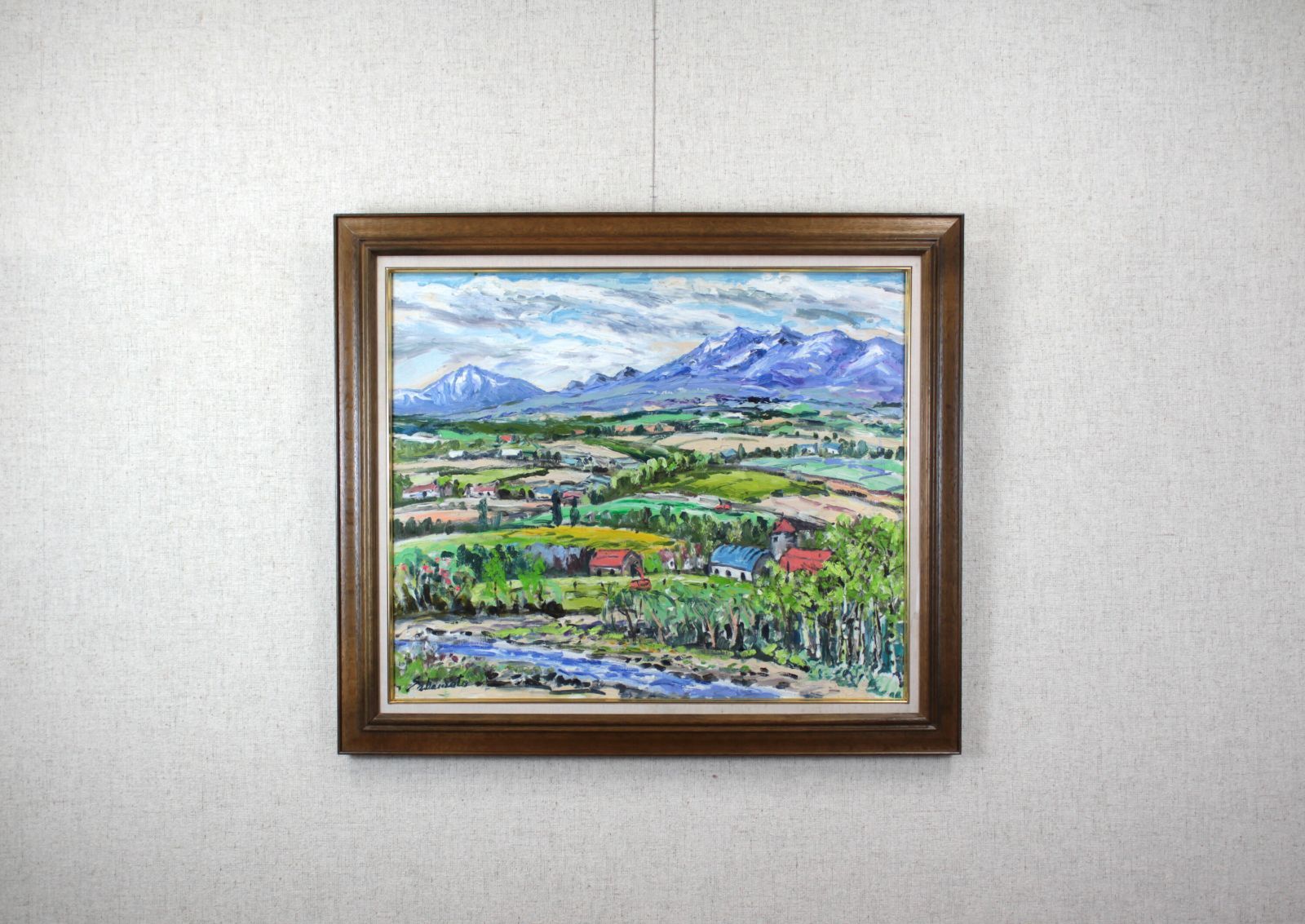 坂元輝行『ニセコ風景』油彩画【真作保証】 絵画 坂元輝行『ニセコ風景』油彩画【真作保証】 絵画 - メルカリ
