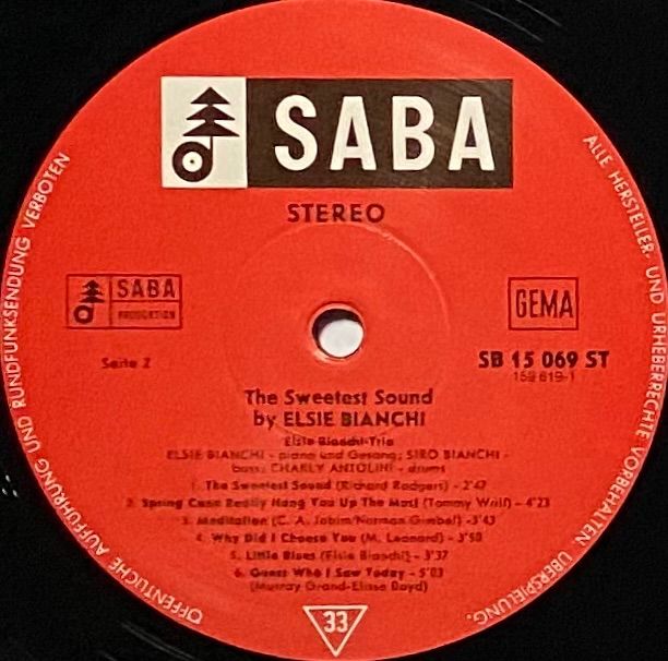ジャズLP セットElsie Bianchi/The Sweetest etc. ジャズLP セットElsie Bianchi/The Sweetest etc.