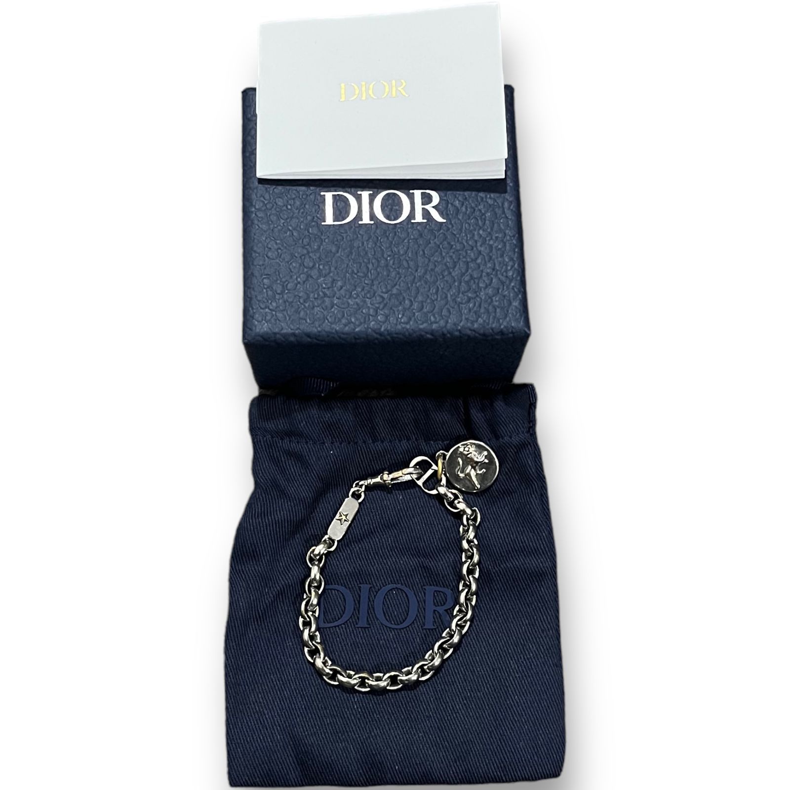 Dior】クリスチャンディオール コイン RF1789 ヴィンテージ 金メッキ ...