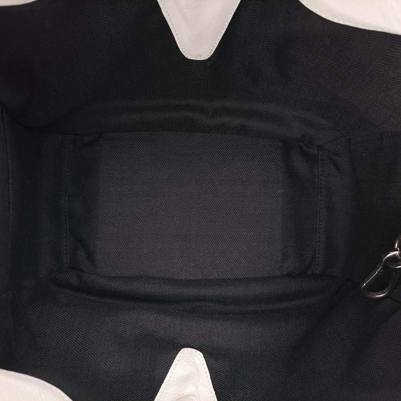 ロエベLoeweハンモックホワイトレザー011701