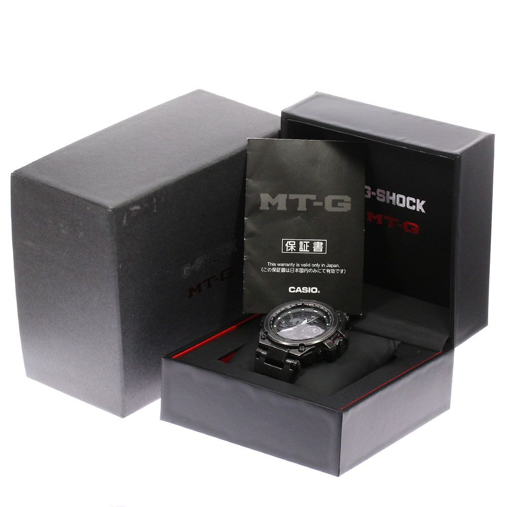 カシオ CASIO MTG-S1000V-1AJF G-SHOCK MT-G ソーラー電波 メンズ良品