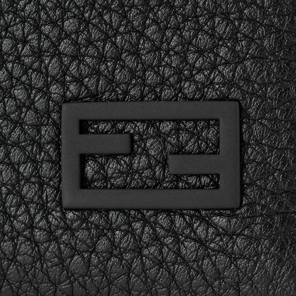 FENDI フェンディ 長財布 FFロゴ ラウンドファスナー 7M0210 AG0L F0QA1 ブラック NERO ネロ - メルカリ