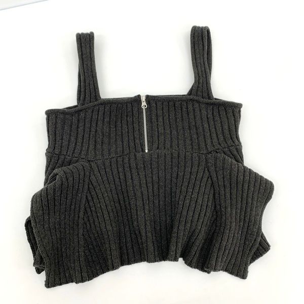 ピヌエ ペプラム ニット セットアップ 美品 ワンピース ロング