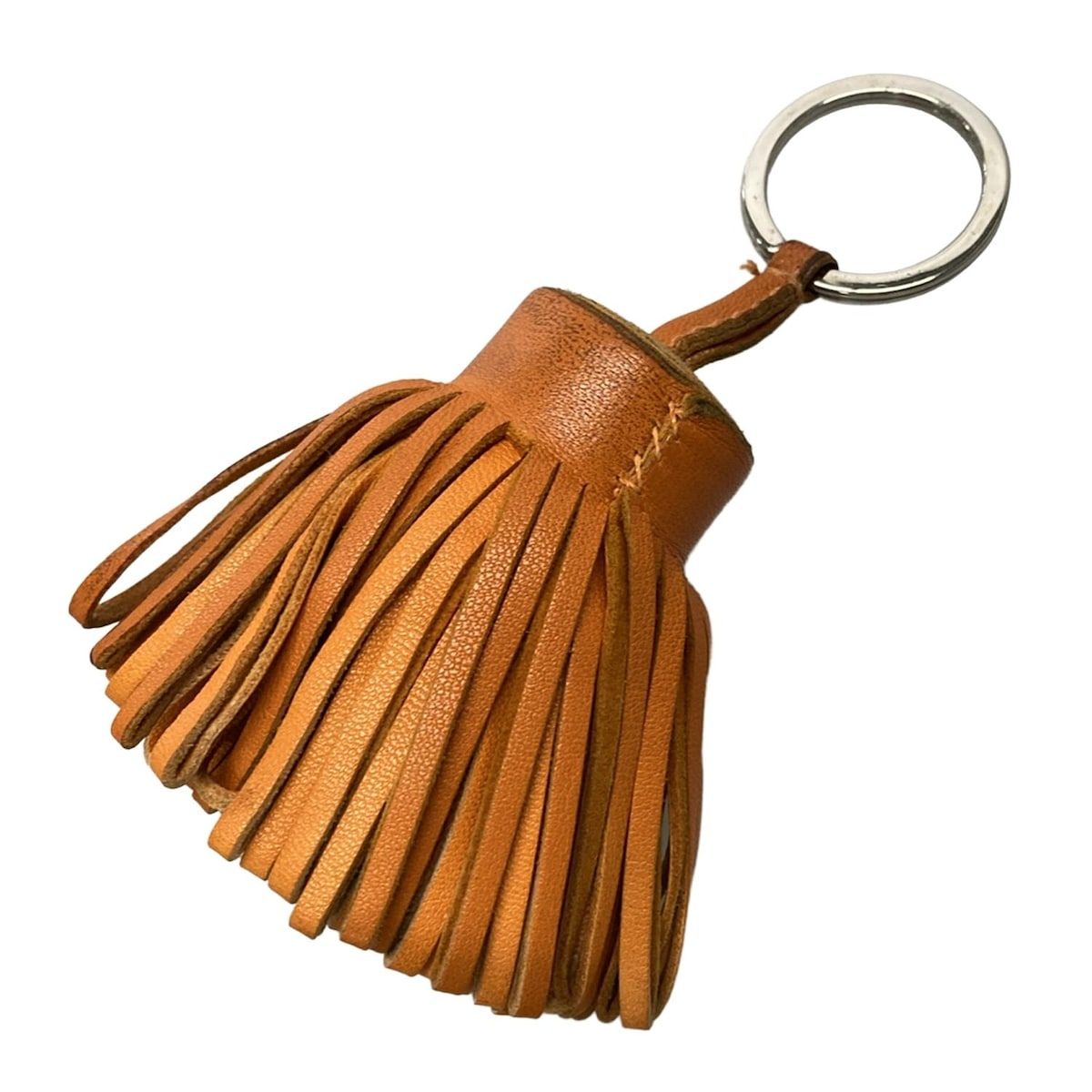 11時まで 新品 hermes カルメンチータ オレンジ 美品☆HERMESエルメス カルメンチータ スカーフ柄 チャーム☆B66