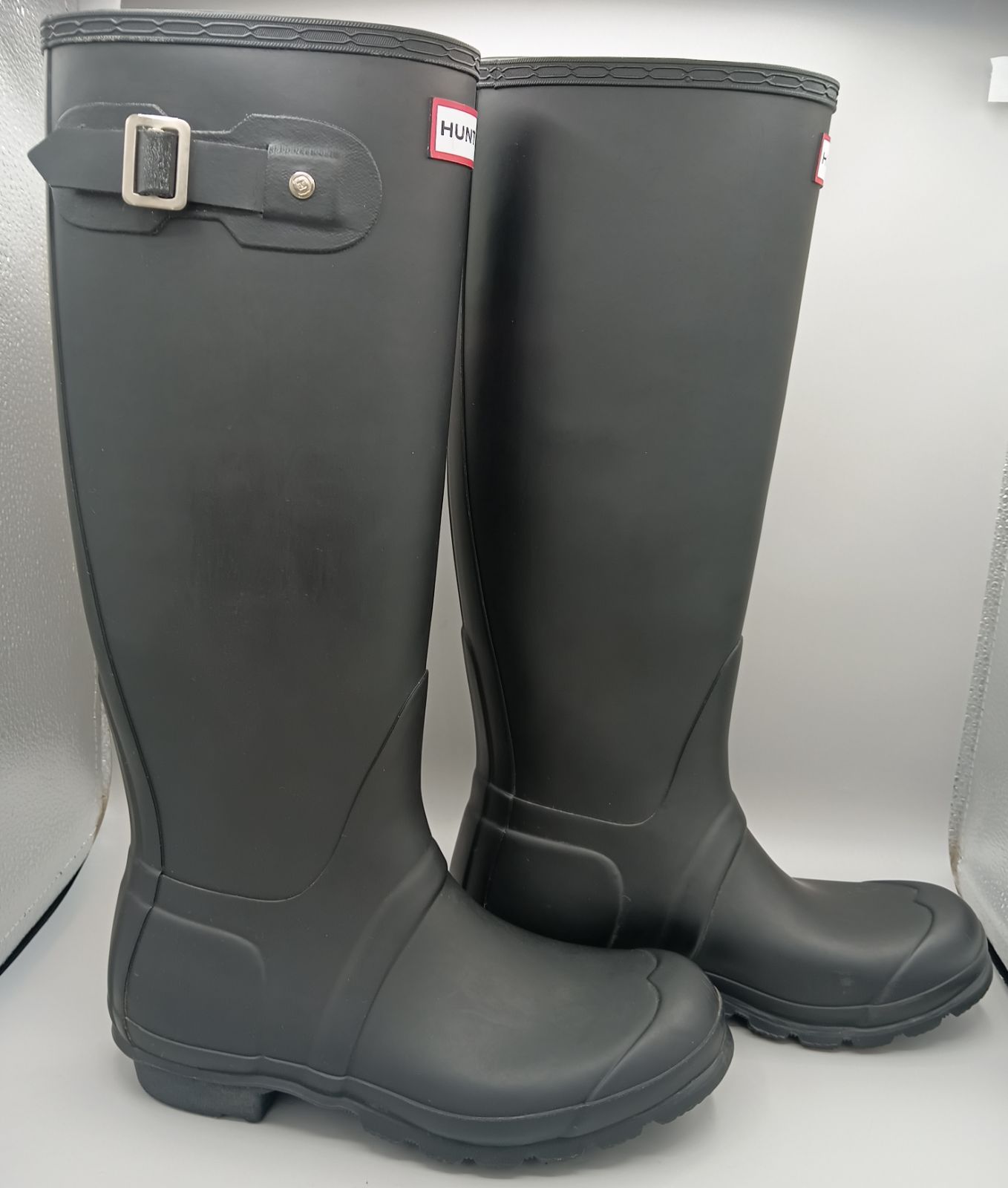 【品質良い 大好評中 】HUNTER ハンター レインブーツ 長靴 ロング UK4 23.0㎝ ブラック 上履き
