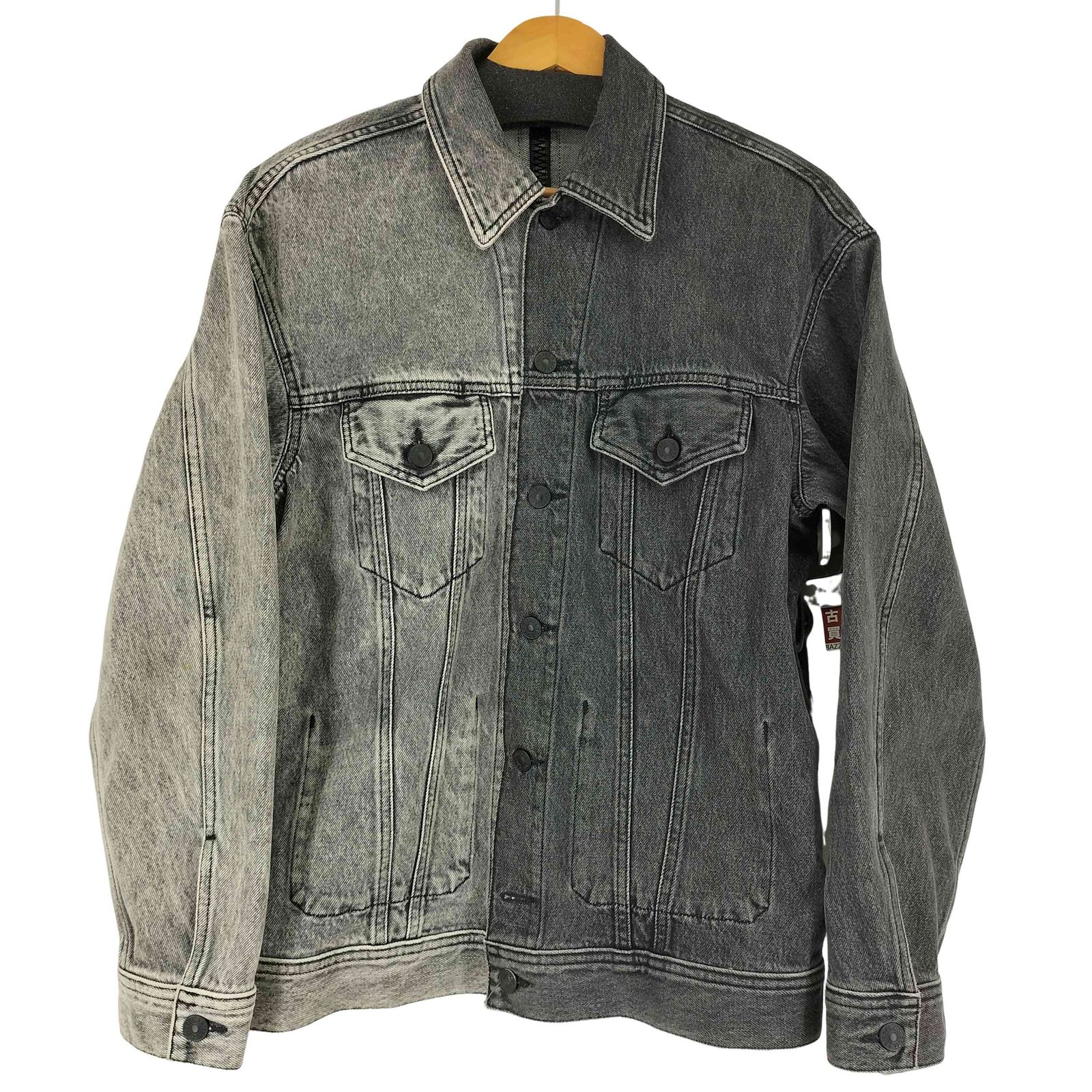 ディーゼル DIESEL D-POLL GIACCA バックジップ バイカラー デニム 