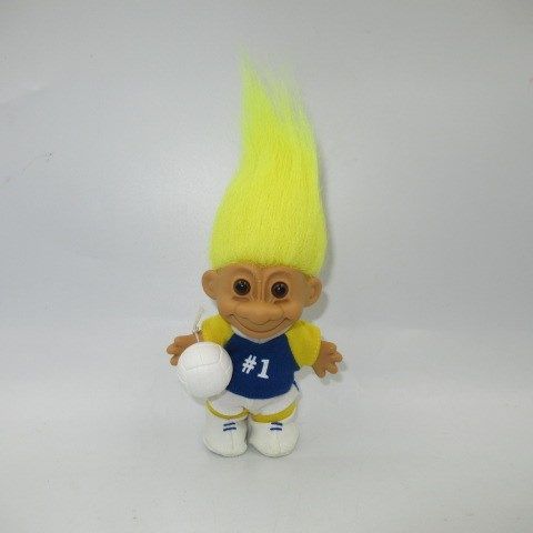 90'sRuss Trollトロールトロール人形Trollsビンテージフィギュア人形ぬいぐるみバレーボール