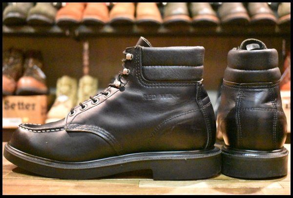 9E 良品 20年】レッドウィング 8133 スーパーソール 黒 ブラック