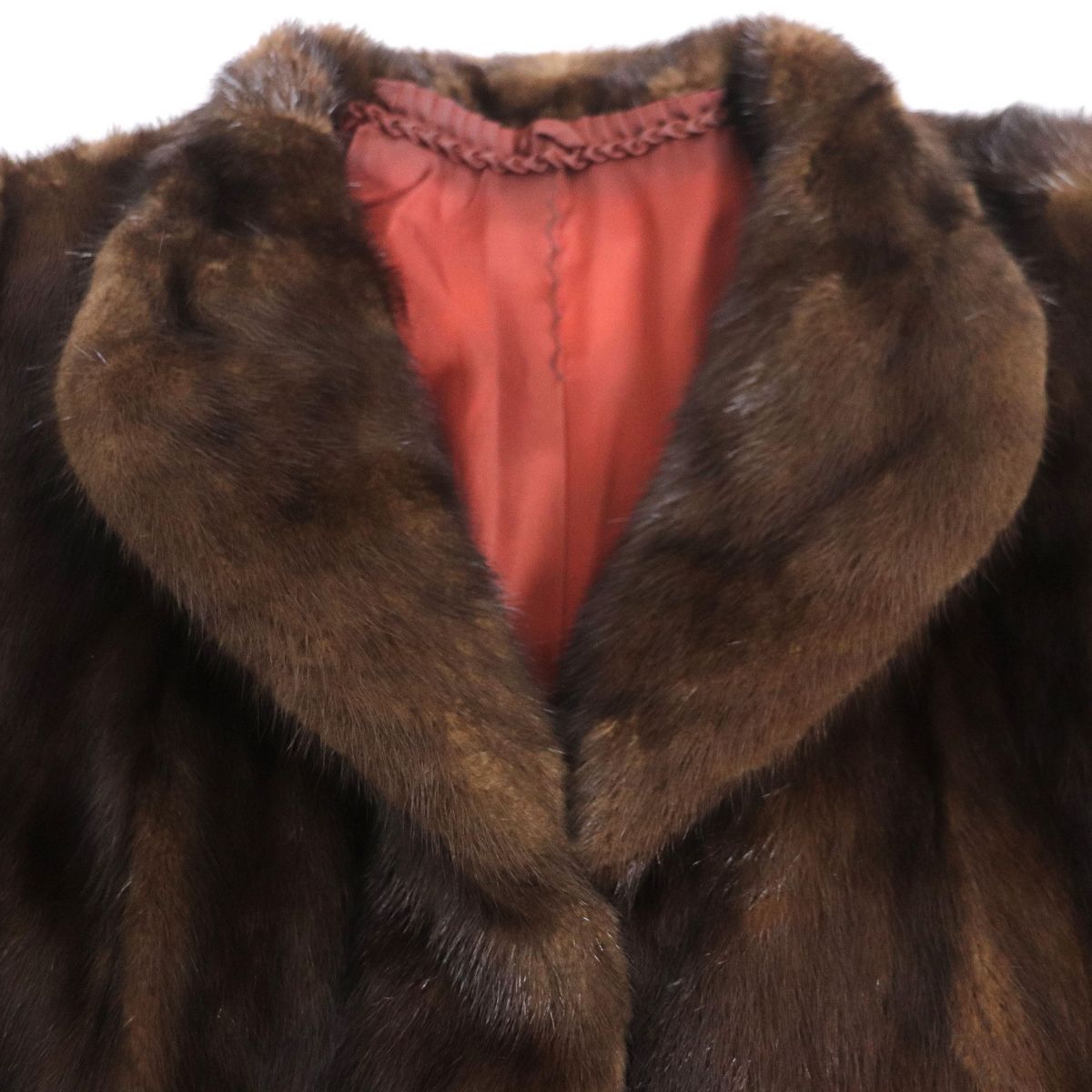 毛並み極美品▽TAKAGI FUR MINK ミンク 本毛皮コート ダークブラウン 15号 毛質艶やか・柔らか◎ - メルカリ