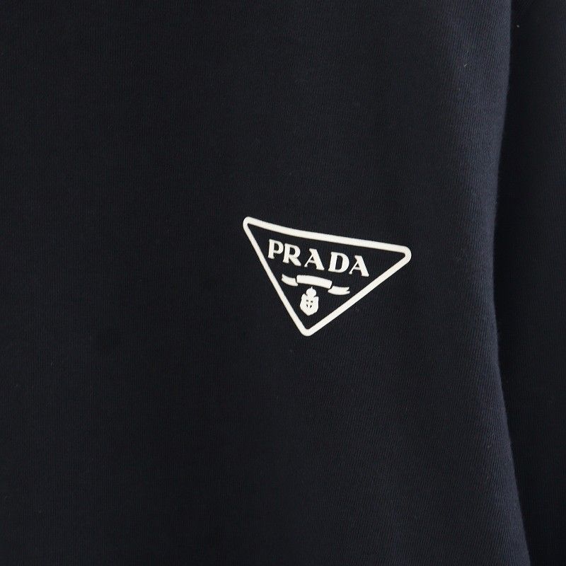 プラダ PRADA 2022 三角ロゴ スウェット トレーナー XL 紺