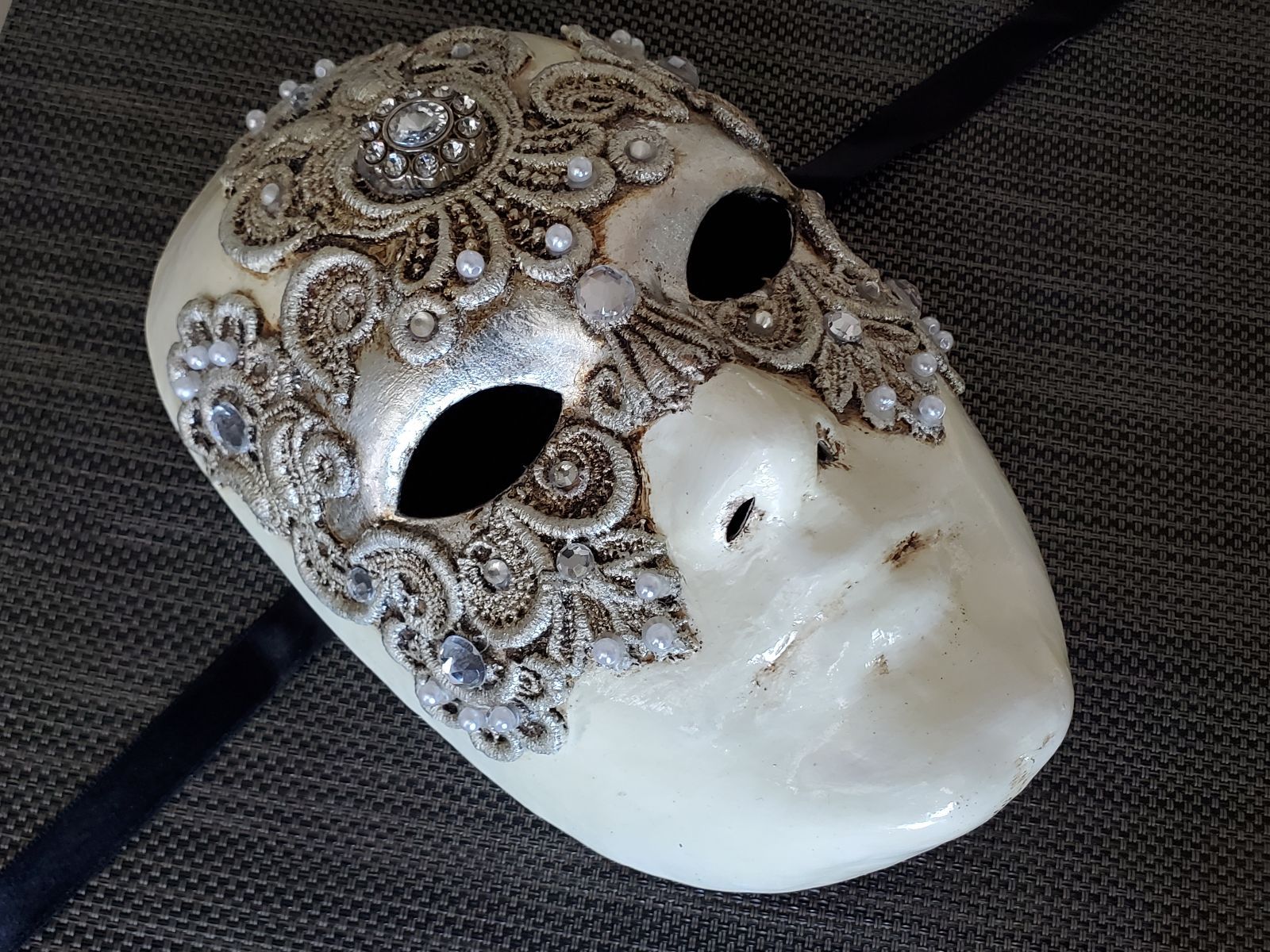 Masks Volto Venetian Macramè | ベネチア仮面バロック調マスク：Leone 
