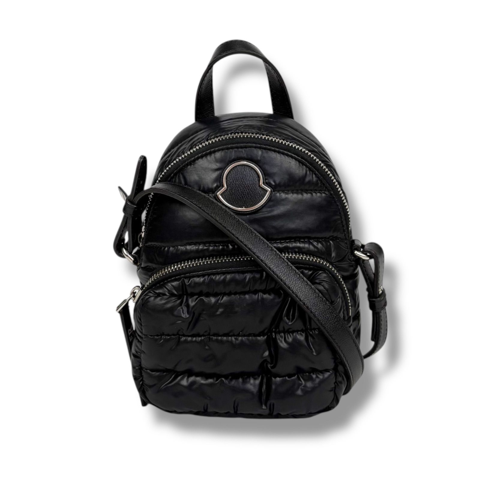 新品同様 モンクレール レジェールスモール ナイロン ブラック