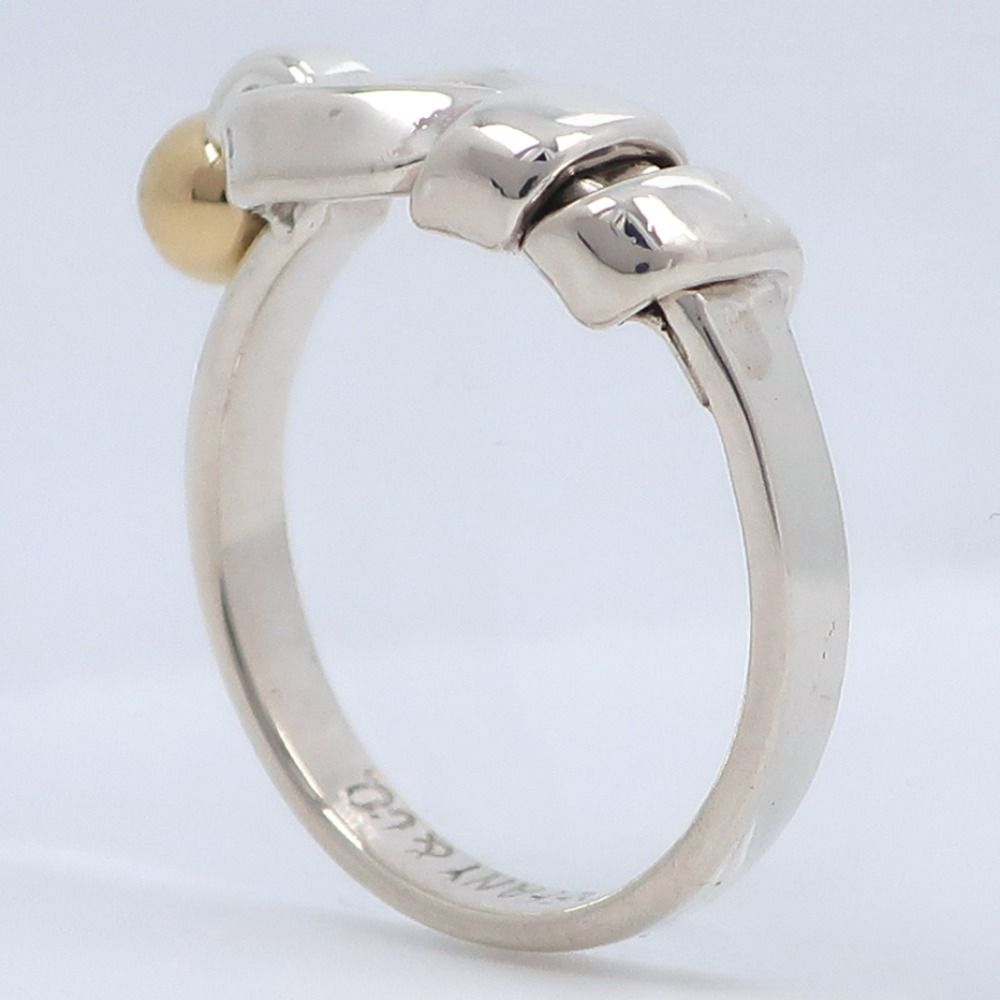 TIFFANY&Co.】ティファニー ラブノット シルバー925×K18イエロー