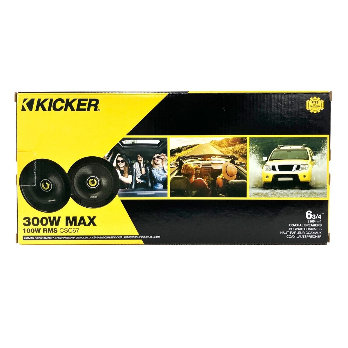 KICKER CSC67 300W コアキシャルスピーカー　中古品 KICKER CSC67 300W コアキシャルスピーカー 中古品 - メルカリ