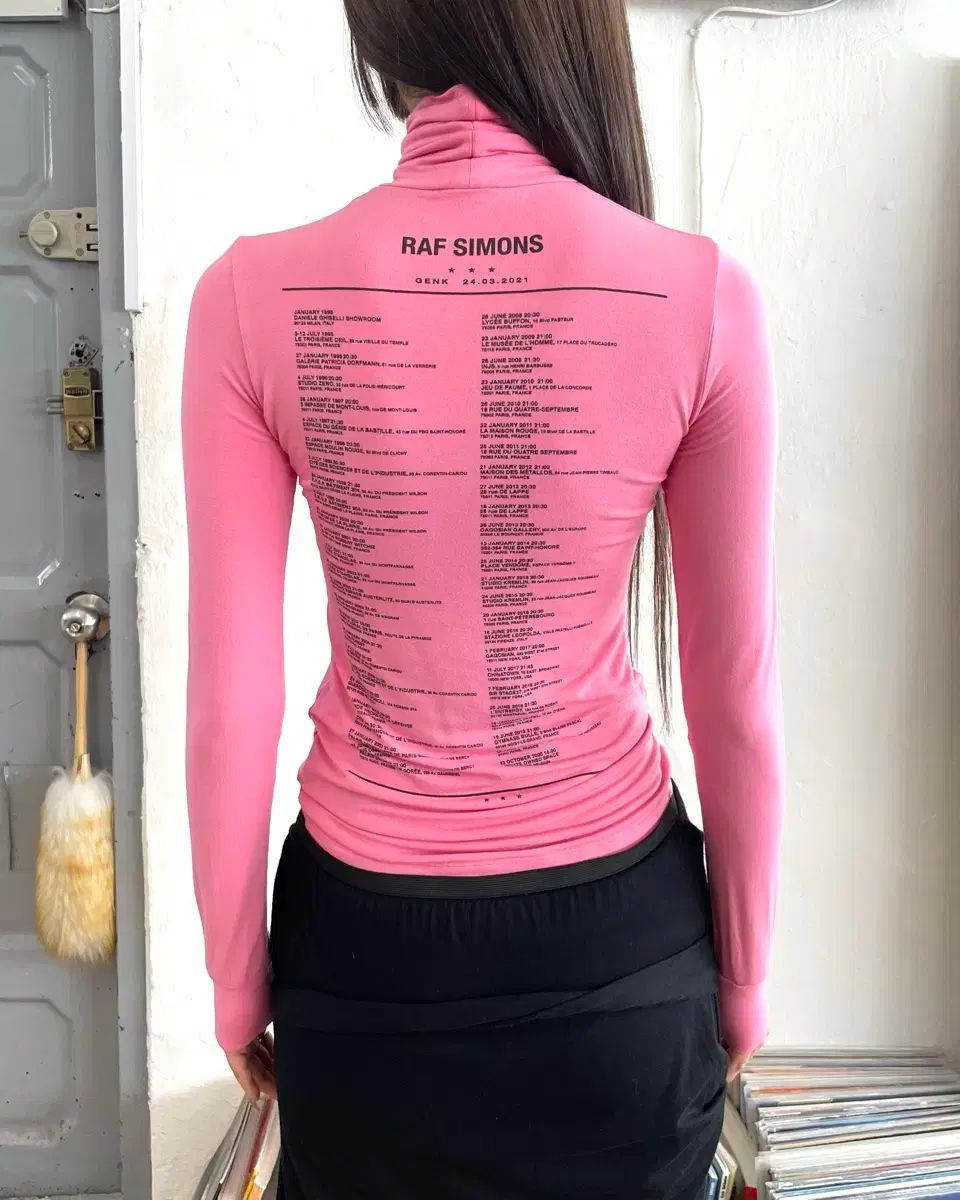 XS RAF SIMONS(ラフシモンズ) AW21 タートルネック 長袖 Tシャツ