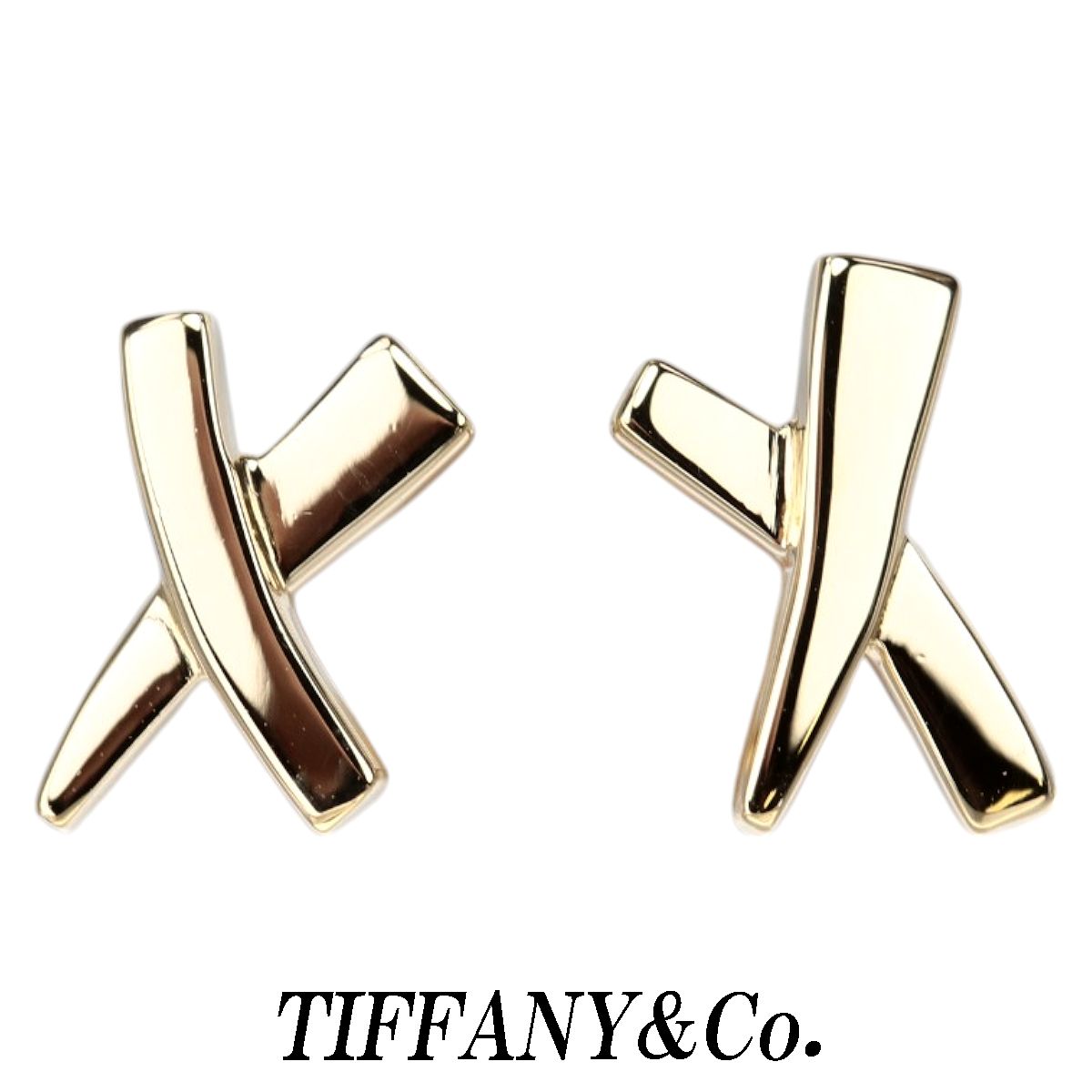楽天市場】ティファニー Tiffany & Co. ピアス キス X クロス ダイヤモンド K18YG 【中古】 : ジェイビーワークス 楽天市場店