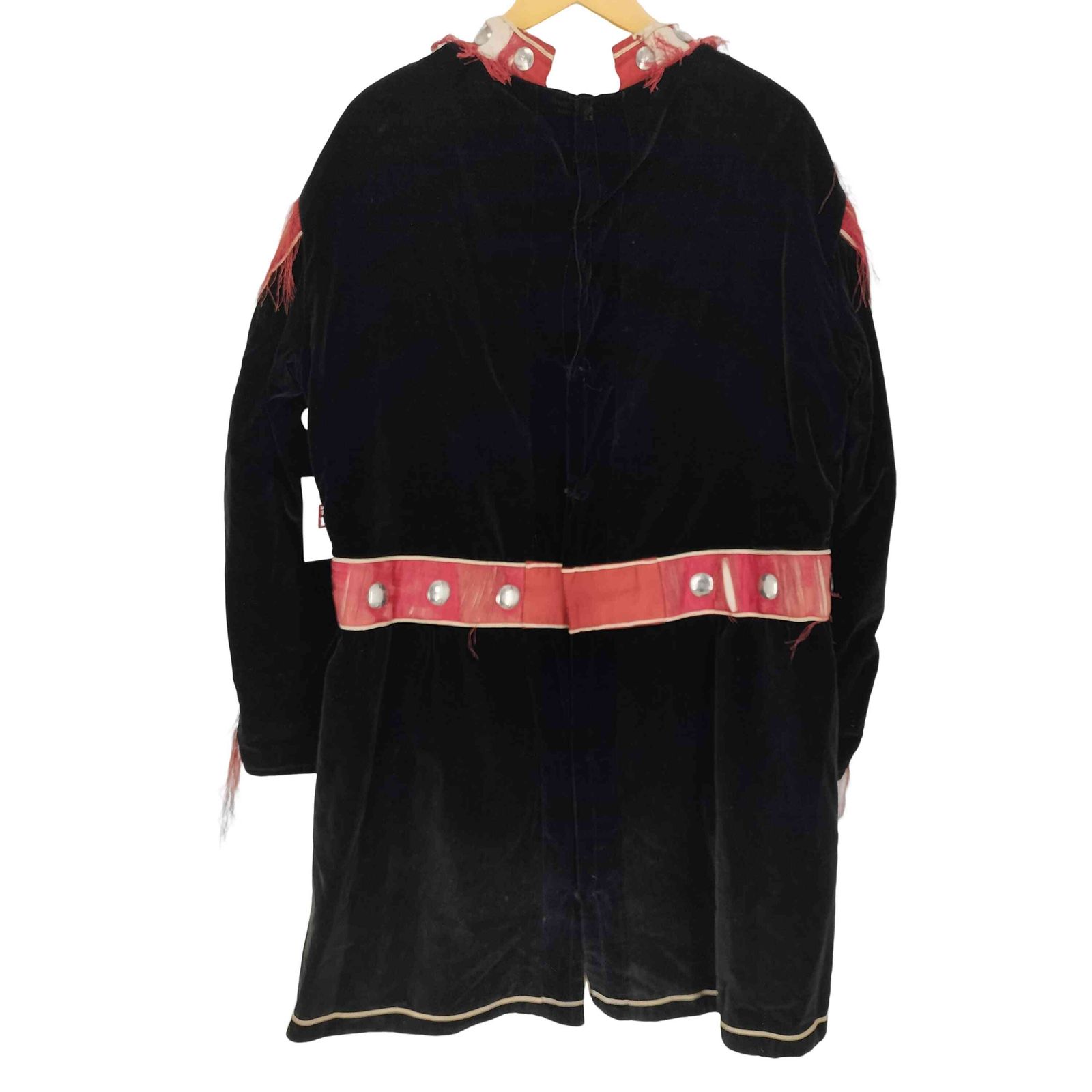 ユーズドフルギ 古着 THE M.C.LILLEY-CO 1900年代 シルバーコンチョ ベルベット スタンド ドレス メンズ 42